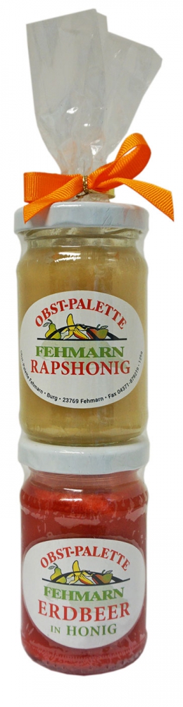 Bild 1 von Honigtürmchen: Fehmarn-Rapshonig & Erdbeer im Honig