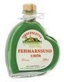 Fehmarnsund-Likör 18%Vol. in der Herzflasche